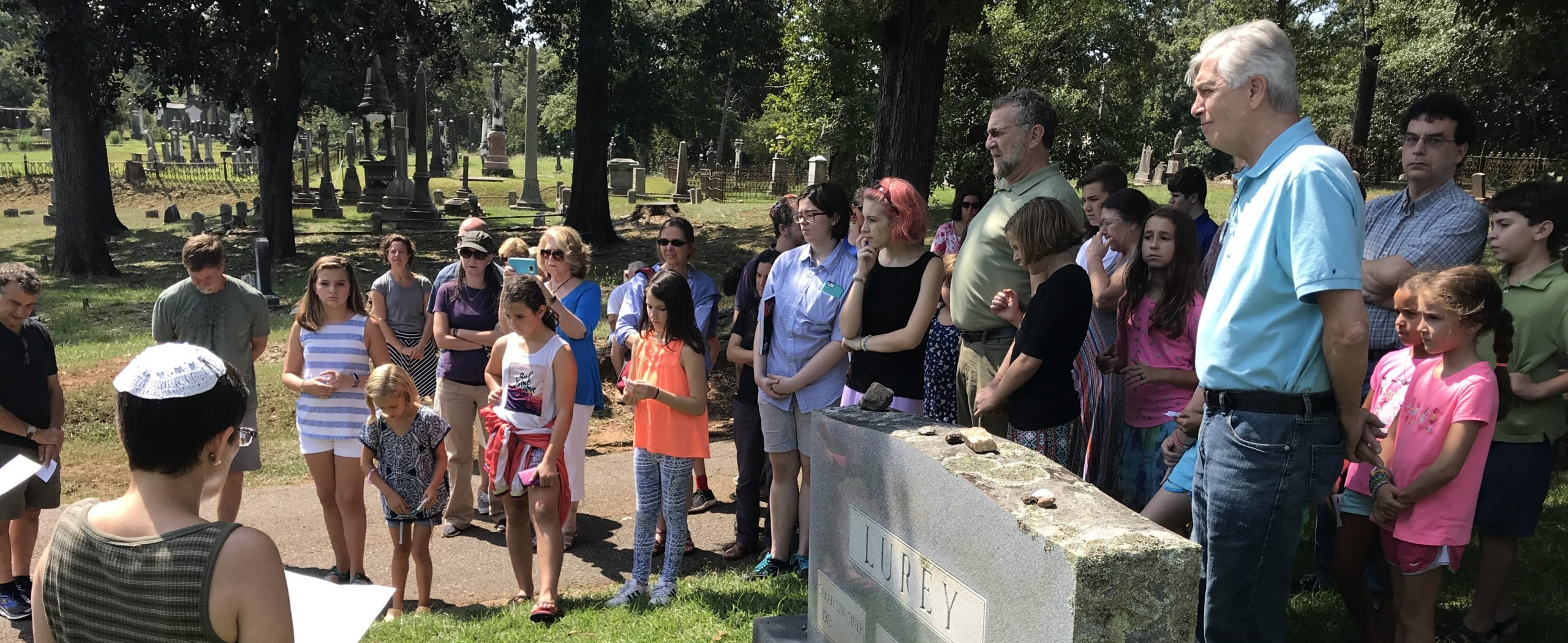Religious School Learning about Our <span style="caret-color: #000000;">Cemetery</span>